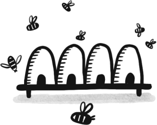 Illustration ruches